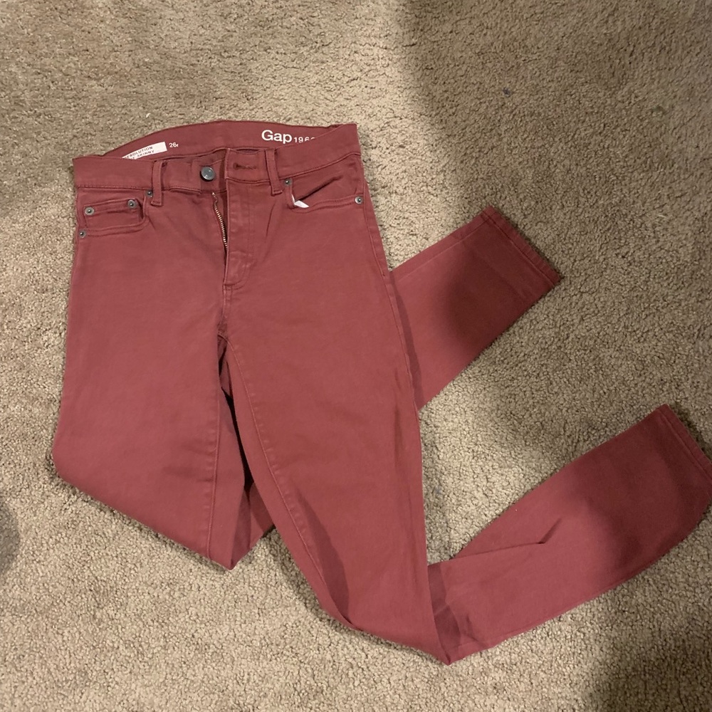 Gap Maroon Jeans